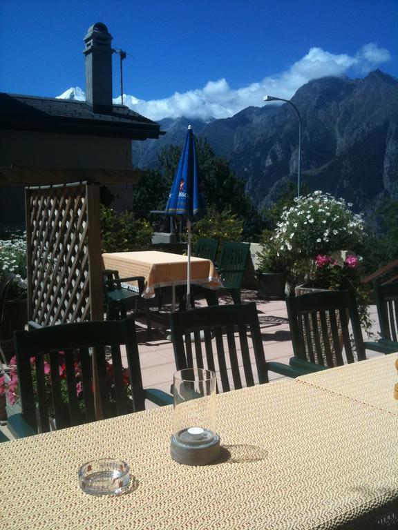 Pension Taverne Grächen Buitenkant foto