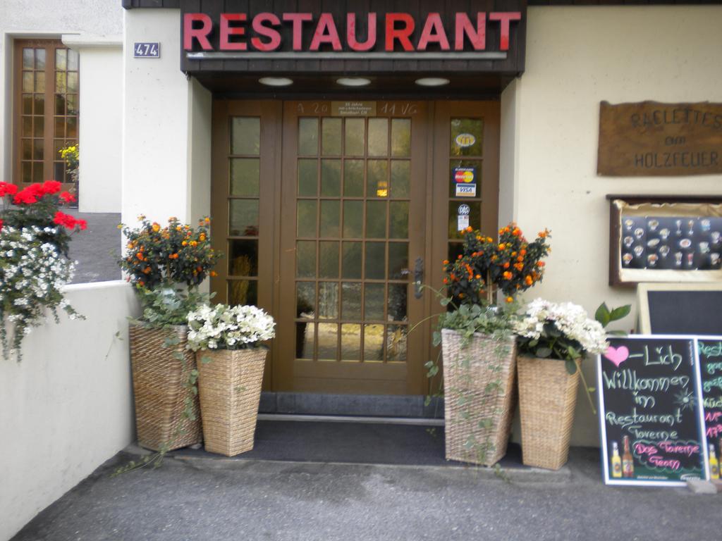 Pension Taverne Grächen Buitenkant foto