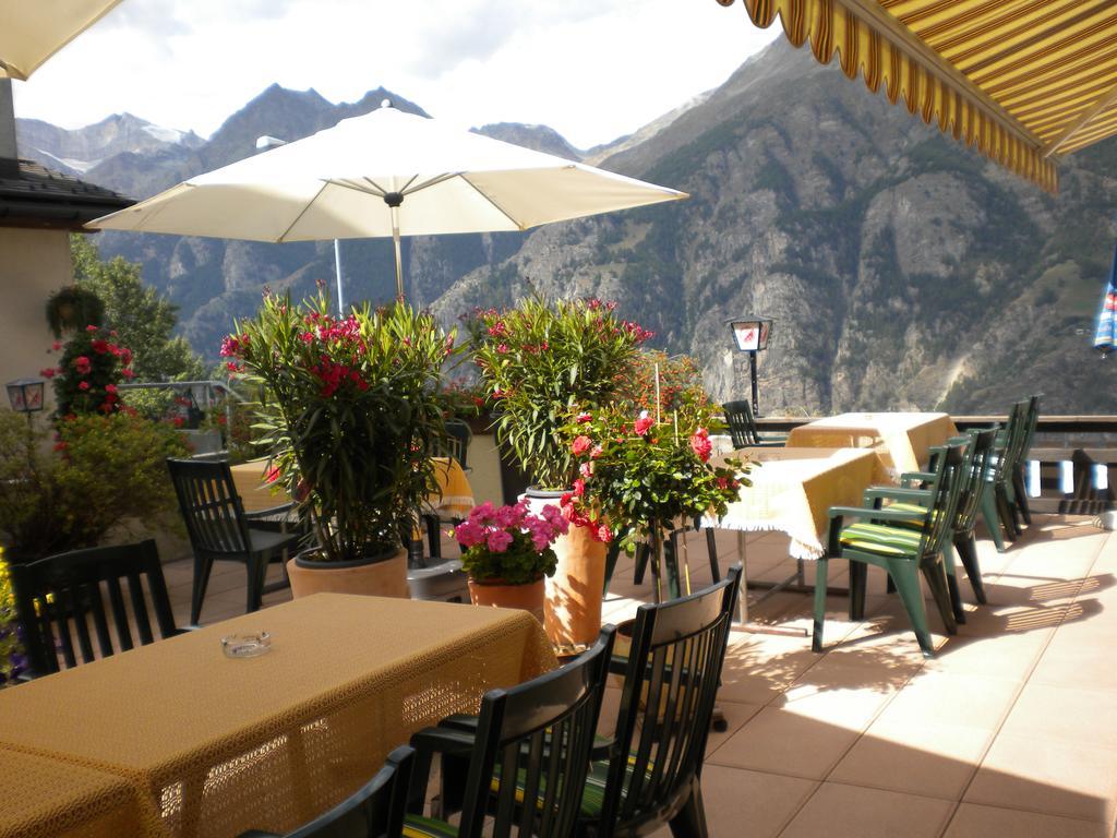 Pension Taverne Grächen Buitenkant foto