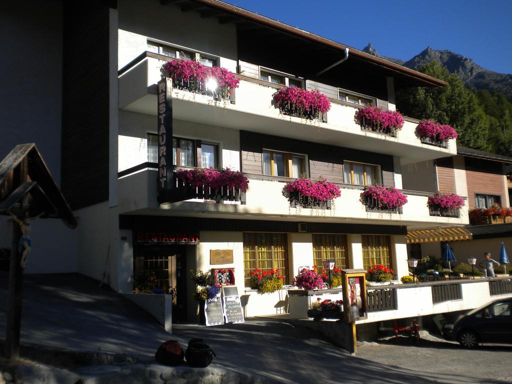 Pension Taverne Grächen Buitenkant foto