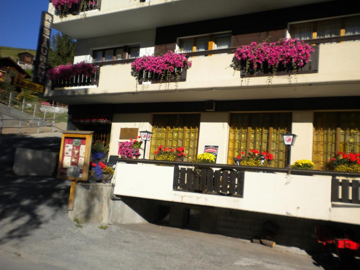 Pension Taverne Grächen Buitenkant foto